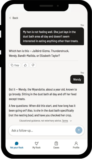 Flock Dashboard screen